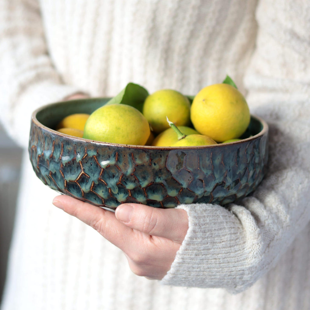 Tide Carved Table Bowl by Lunora — additional view 1