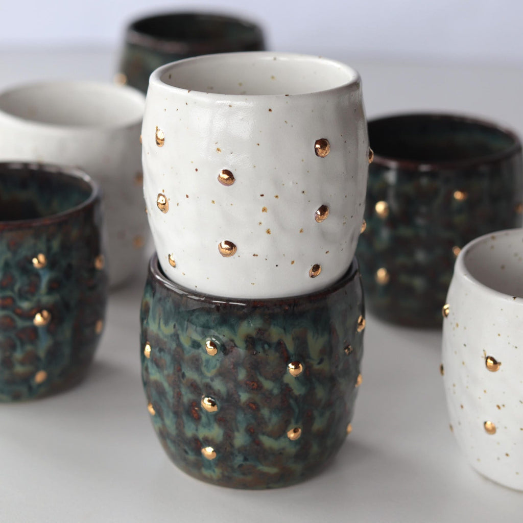 Golden Pebble Espresso Cup by Lunora — additional view 1