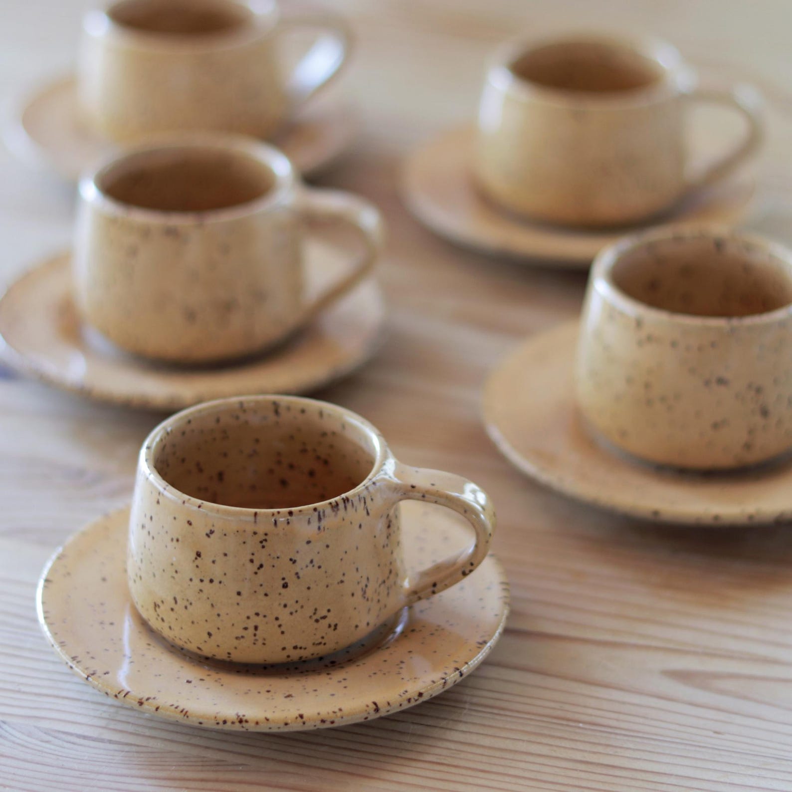 Morning Still Espresso Cup & Saucer by Lunora — additional view 1